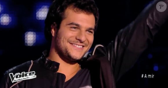 Le Talent Amir dans "The Voice 3", samedi 8 mars 2014 sur TF1.