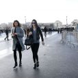 Kendall Jenner est allée visiter la tour Eiffel, à l'occasion de son passage à Paris pour la Fashion Week. Le 27 février 2014.
