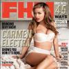 Carmen Electra dans le FHM de mars 2014.