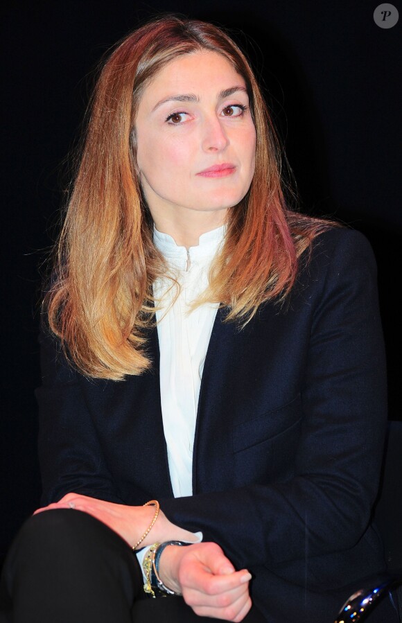 Julie Gayet pour la projection de son documentaire "Cinéaste(s)" dans le cadre du festival Rendez-vous with French Cinema à New York, le 8 mars 2014.
