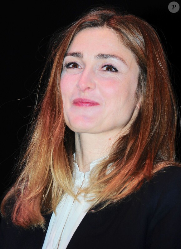 Julie Gayet pour la projection de son documentaire "Cinéaste(s)" dans le cadre du festival Rendez-vous with French Cinema à New York, le 8 mars 2014.