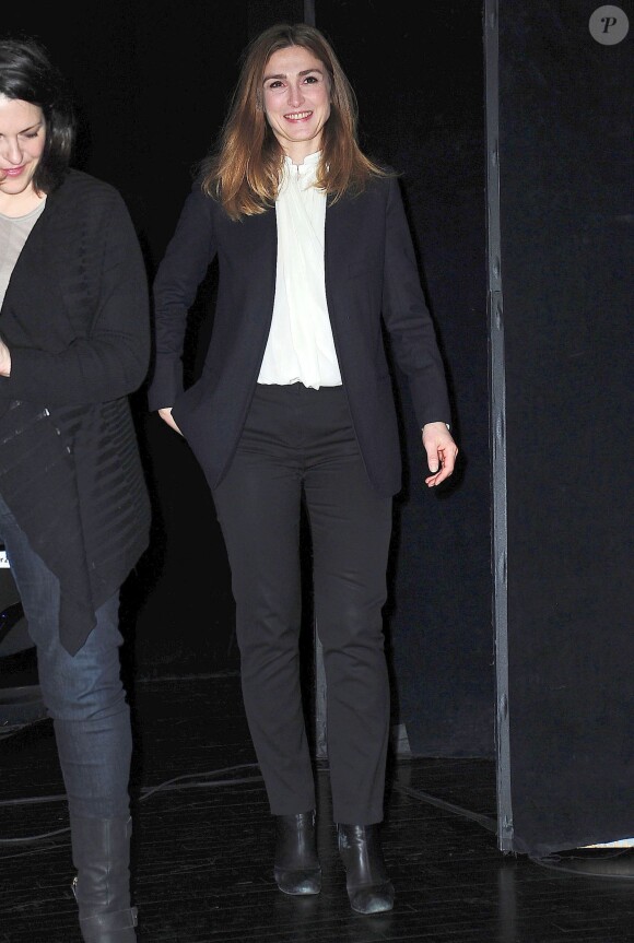 Julie Gayet à la projection de son documentaire "Cinéaste(s)" dans le cadre du festival Rendez-vous with French Cinema à New York, le 8 mars 2014.