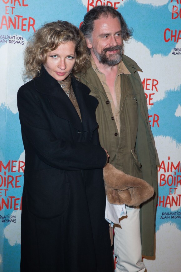 Eva Ionesco, Simon Liberati à l'avant première du film Aimer, boire et chanter à Paris le 10 mars 2014.