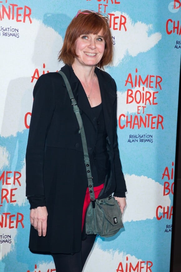 Camille Bordes-Resnais à l'avant première du film Aimer, boire et chanter à Paris le 10 mars 2014.