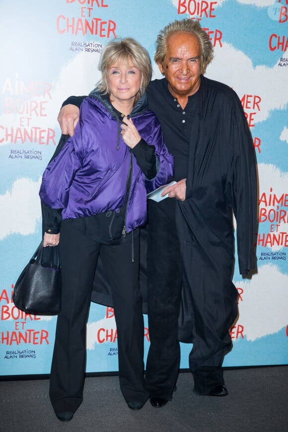 Danièle Thompson et Albert Koski à l'avant première du film Aimer, boire et chanter à Paris le 10 mars 2014.
