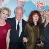 Caroline Sihol, André Dussollier, Sabine Azéma et Sandrine Kiberlain à l'avant première du film Aimer, boire et chanter à Paris le 10 mars 2014.