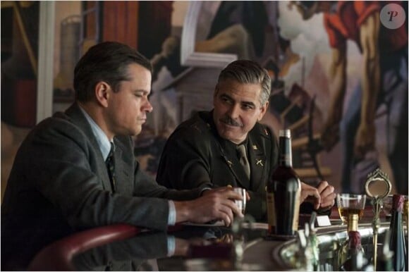 Image du film Monuments Men avec Matt Damon et George Clooney