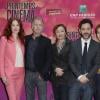 Kev Adams, Audrey Fleurot, Franck Dubosc, Catherine Frot, Manu Payet, Anaïs Demoustier et Emmanuelle Devos au lancement du Printemps du Cinéma au Cinéma du Panthéon à Paris le 11 mars 2014.