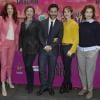 Audrey Fleurot, Catherine Frot, Manu Payet, Anaïs Demoustier et Emmanuelle Devos au lancement du Printemps du Cinéma au Cinéma du Panthéon à Paris le 11 mars 2014.