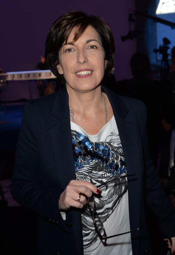 Ruth Elkrief - Soirée de la chaîne I24News au Pavillon Cambon à Paris, le 12 mars 2014.