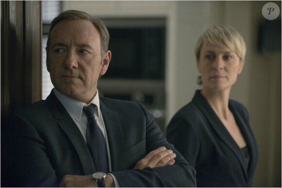 Kevin Spacey et Robin Wright dans House of Cards.