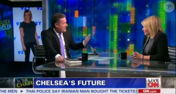 Piers Morgan critiqué par Chelsea Handler en direct sur CNN - mars 2014