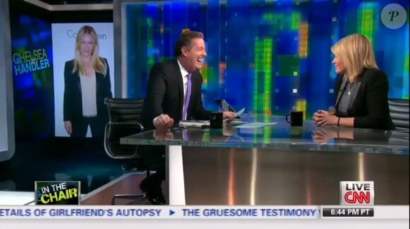 Chelsea Handler clashe Piers Morgan en direct sur CNN - mars 2014