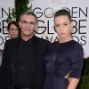 Le réalisateur Abdellatif Kechiche et son actrice Adèle Exarchopoulos lors des Golden Globes le 12 janvier 2014