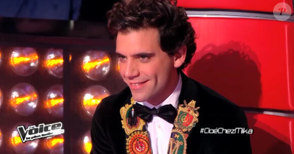 Mika dans "The Voice 3", émission du 15 mars 2014.