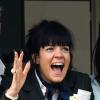 Lily Allen assiste au 4e jour du Gold Cup Day dans le cadre du Cheltenham Festival à Chestelham, le 14 mars 2014.