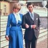 La princesse Diana et le prince Charles lors de leurs fiançailles en 1981.