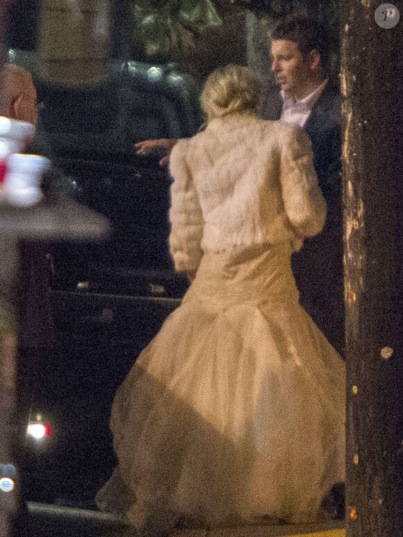 Exclusif - James Watson et Jamie Lynn Spears ont fêté leur mariage lors d'une soirée au Monkey Hill Bar à La Nouvelle-Orléans, le 14 mars 2014.