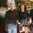 Exclusif - Britney Spears et son chéri David Lucado au dîner de répétition du mariage de Jamie Lynn Spears et James Watson dans un restaurant à La Nouvelle-Orléans, le 13 mars 2014.
