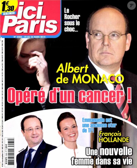 Le magazine Ici-Paris du 19 mars 2014
