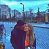 Marquinhos et sa belle Carol Cabrino - photo du 3 mars 2014 issue du compte Instagram du joueur du Paris Saint-Germain