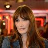 Carla Bruni - Enregistrement de l'émission "Vivement Dimanche" à Paris le 19 mars 2014. L'émission sera diffusée le 23 mars sur France 2.