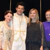 Manon Taris, Vincent Niclo, Lara Fabian et Natasha St-Pier - Première de la comédie musicale "La Belle et la Bête" avec Vincent Niclo dans le rôle de la Bête au théâtre Mogador à Paris le 20 mars 2014.