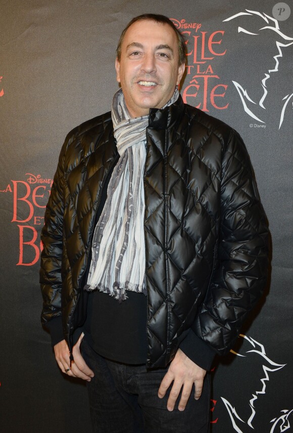 Jean-Marc Morandini - Première de la comédie musicale "La Belle et la Bête" avec Vincent Niclo dans le rôle de la Bête au théâtre Mogador à Paris le 20 mars 2014.