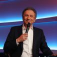 EXCLU - Michel Drucker lors de l'enregistrement de l'émission TV pour France 2, "Le Grand Show" de Michel Drucker avec en invité d'honneur Serge Lama, qui sera diffusée le 22 mars 2014 sur France 2, le 10 mars 2014.