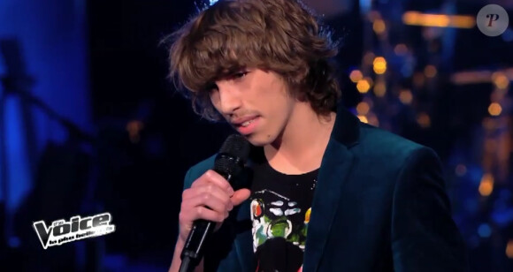 Flo lors de l'épreuve ultime dans The Voice 3 le samedi 22 mars 2014 sur TF1
