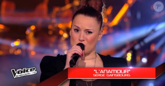 Tifayne lors de l'épreuve ultime dans The Voice 3 le samedi 22 mars 2014 sur TF1