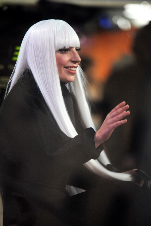 Lady Gaga lors du Today Show à New York le 21 mars 2014.