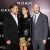 Russell Crowe, Jennifer Connelly et Darren Aronofsky à la première de Noé, New York, le 26 mars 2014.