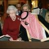Le roi Abdallah d'Arabie saoudite en visite officielle à Londres le 30 octobre 2007