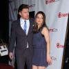 Channing Tatum et Mila Kunis enceinte au Cinemacon, Caesars Palace, Las Vegas, le 27 mars 2014.