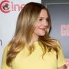 Drew Barrymore très enceinte au panel Warner Bros lors CinemaCon 2014 au Caesars Palace à Las Vegas, le 27 mars 2014.