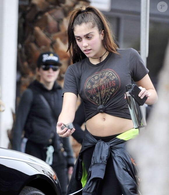 Lourdes Leon à Los Angeles, le 24 janvier 2014.