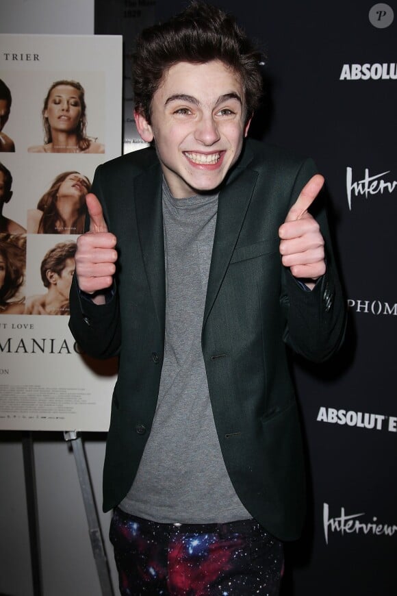 Timothée Chalamet à la première de Nymphomaniac à New York, le 13 mars 2014.