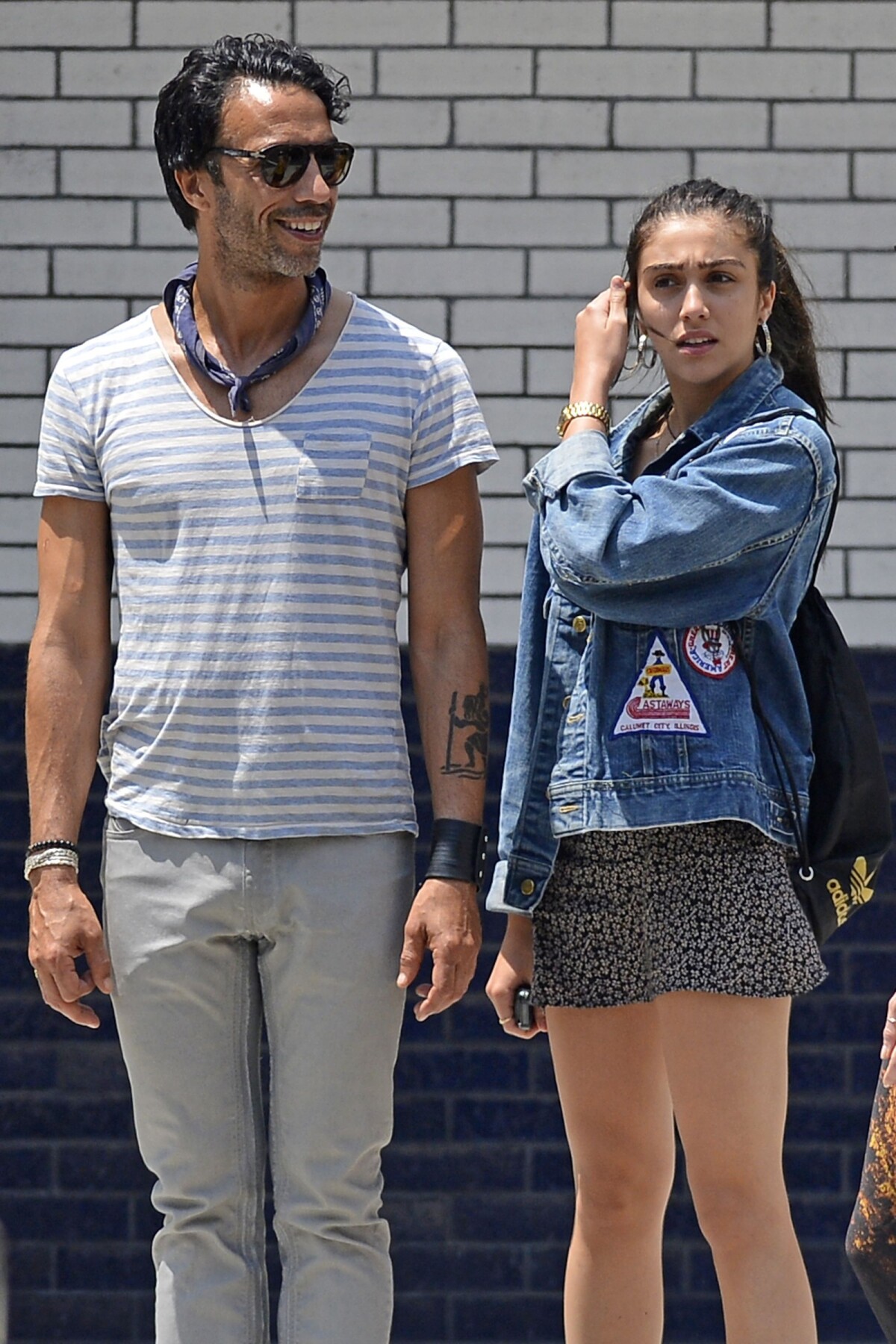 Photo : Lourdes Leon et Carlos Leon à SoHo, New York, le 10 juin 2013 ...
