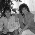 Rendez-vous avec Linda de Suza et son fils João Lança à son domicile parisien, le 2 mars 1989.