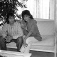 Rendez-vous avec Linda de Suza et son fils João Lança à son domicile parisien, le 2 mars 1989.