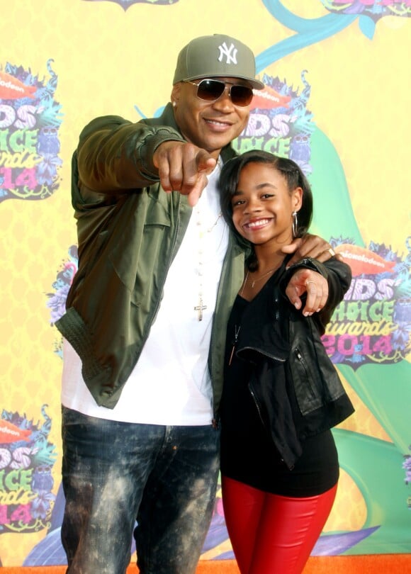 LL Cool J et sa fille Nina aux Kid's Choice Awards 2014