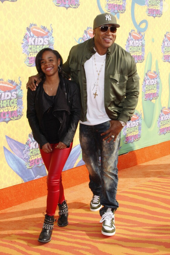 LL Cool J et sa fille aux Kid's Choice Awards 2014