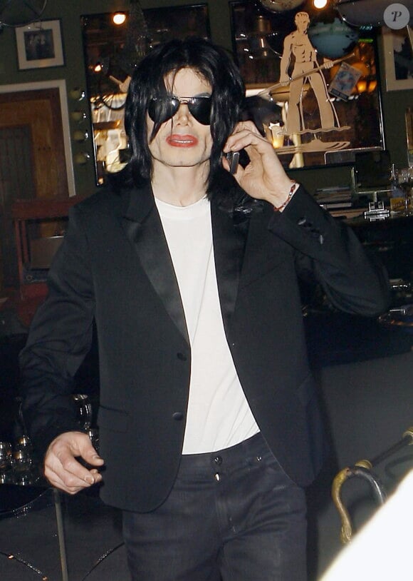 Michael Jackson à Los Angeles en 2008.