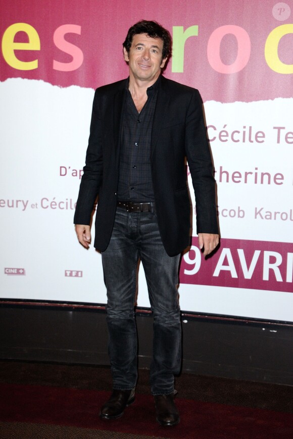 Patrick Bruel à l'avant-première du film "Les Yeux Jaunes Des Crocodiles" au Gaumont Marignan à Paris, le 31 mars 2014.