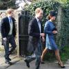 Kate Middleton, le prince William et le prince Harry au mariage de Lucy Meade et Charlie Budgett le 29 mars 2014