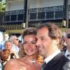 Mariage d'Ingrid Chavin et Thierry Peythieu au Cap-Ferret, le 27 août 2011.