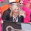 Olivia Newton-John honorée lors d'une cérémonie au Flamingo Hotel à Las Vegas. Le 2 avril 2014.