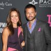 David Charvet et sa femme Brooke Burke-Charvet à Santa Monica, le 19 octobre 2013.