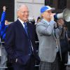 David Letterman et Bill Murray à New York, le 2 avril 2014.